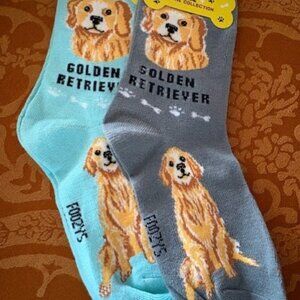 Sets of pairs of Golden Retriever Socks